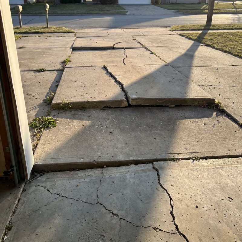 Cracked & Sinking Concrete — Twin Cities foundation repair